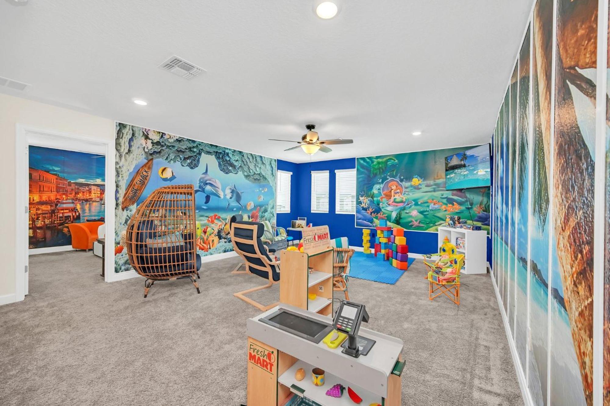 Waterfront 8br5ba Game Room/pool/spa/office Space