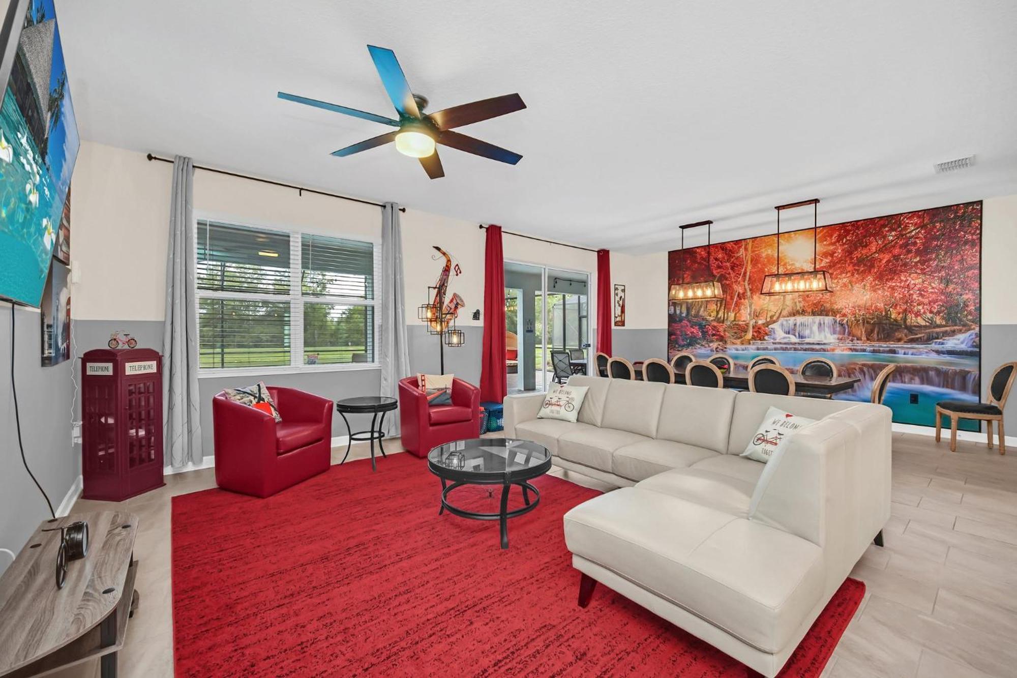 Waterfront 8br5ba Game Room/pool/spa/office Space