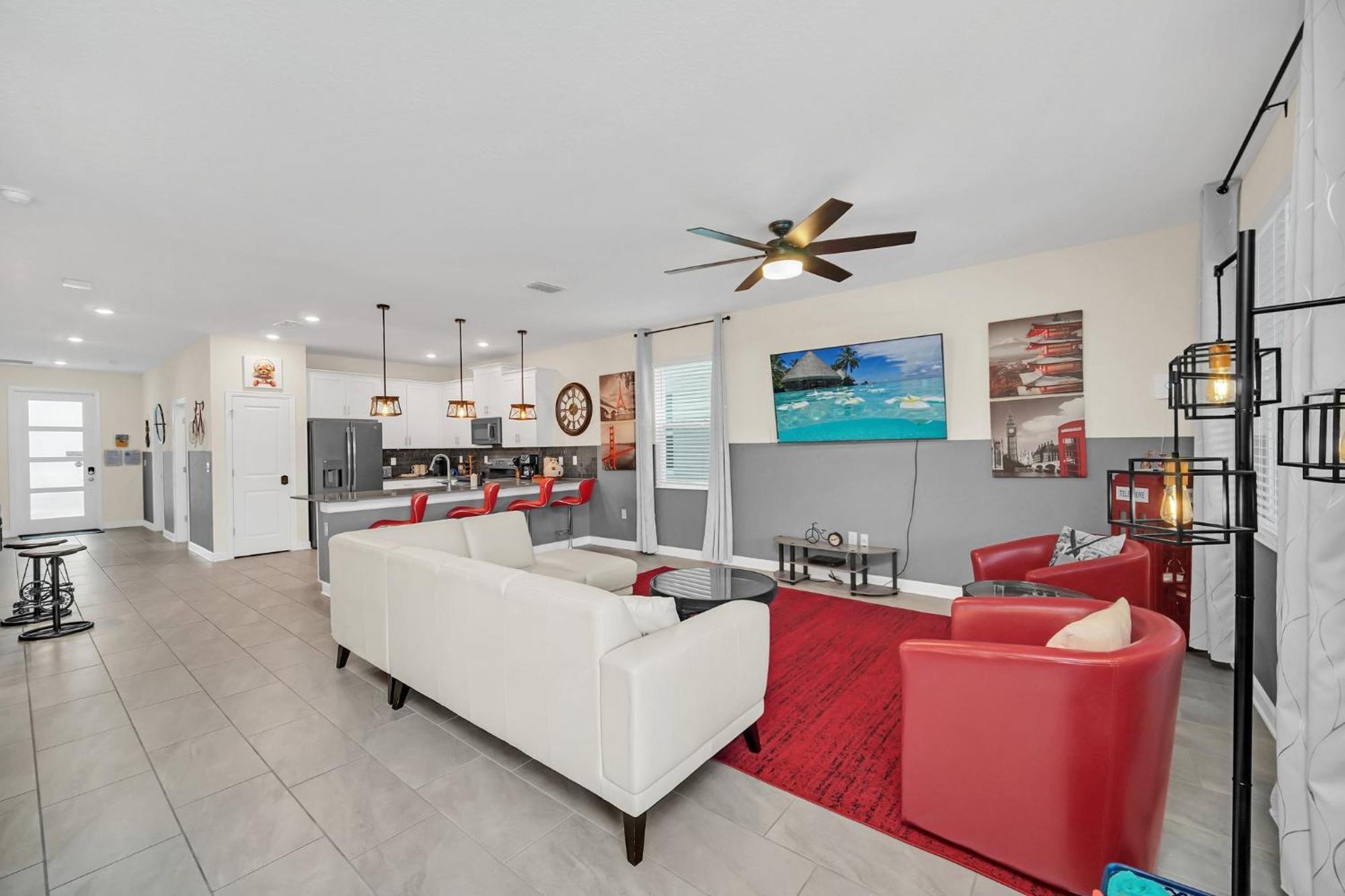 Waterfront 8br5ba Game Room/pool/spa/office Space