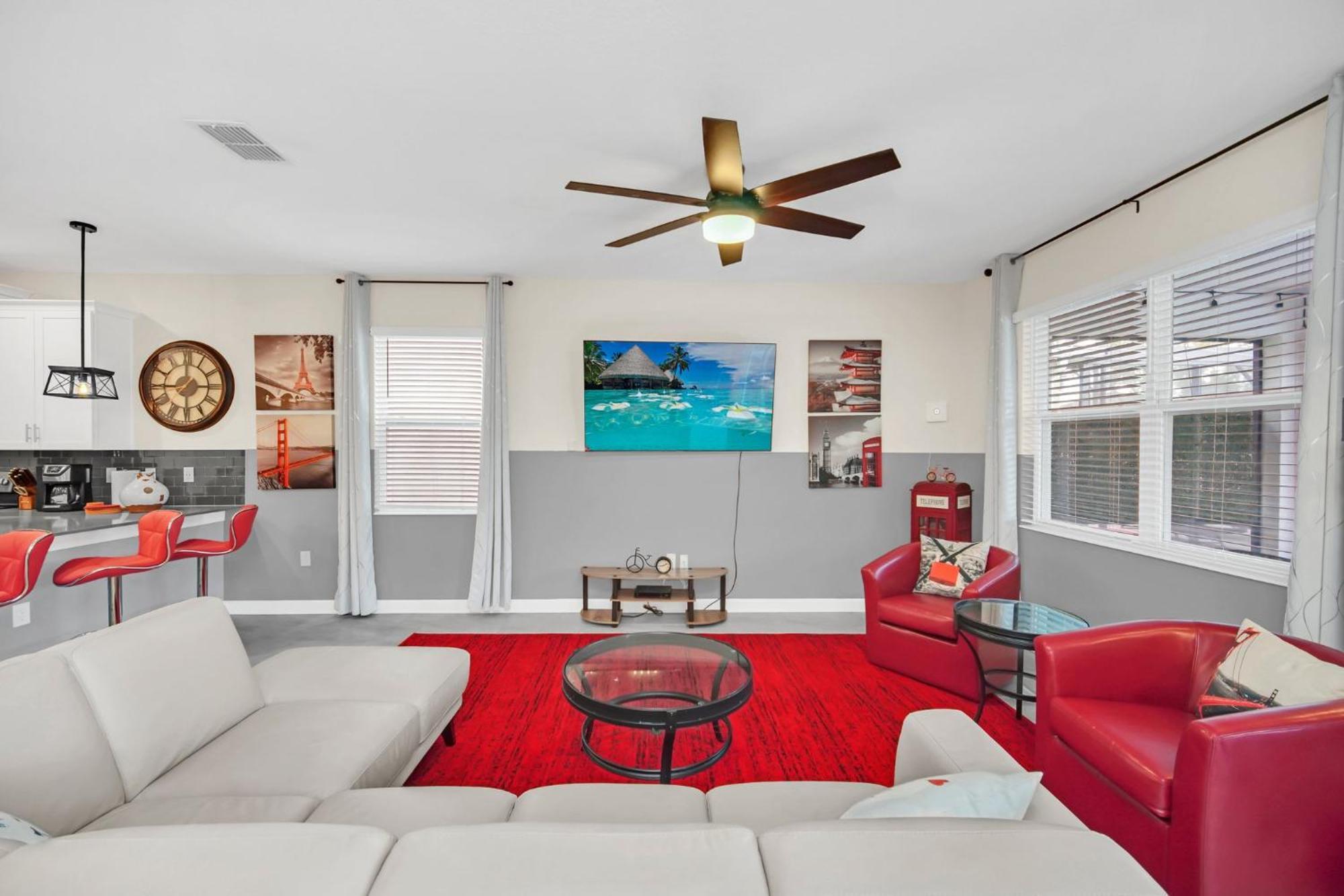 Villa Waterfront 8br5ba Game Room/pool/spa/office Space *
