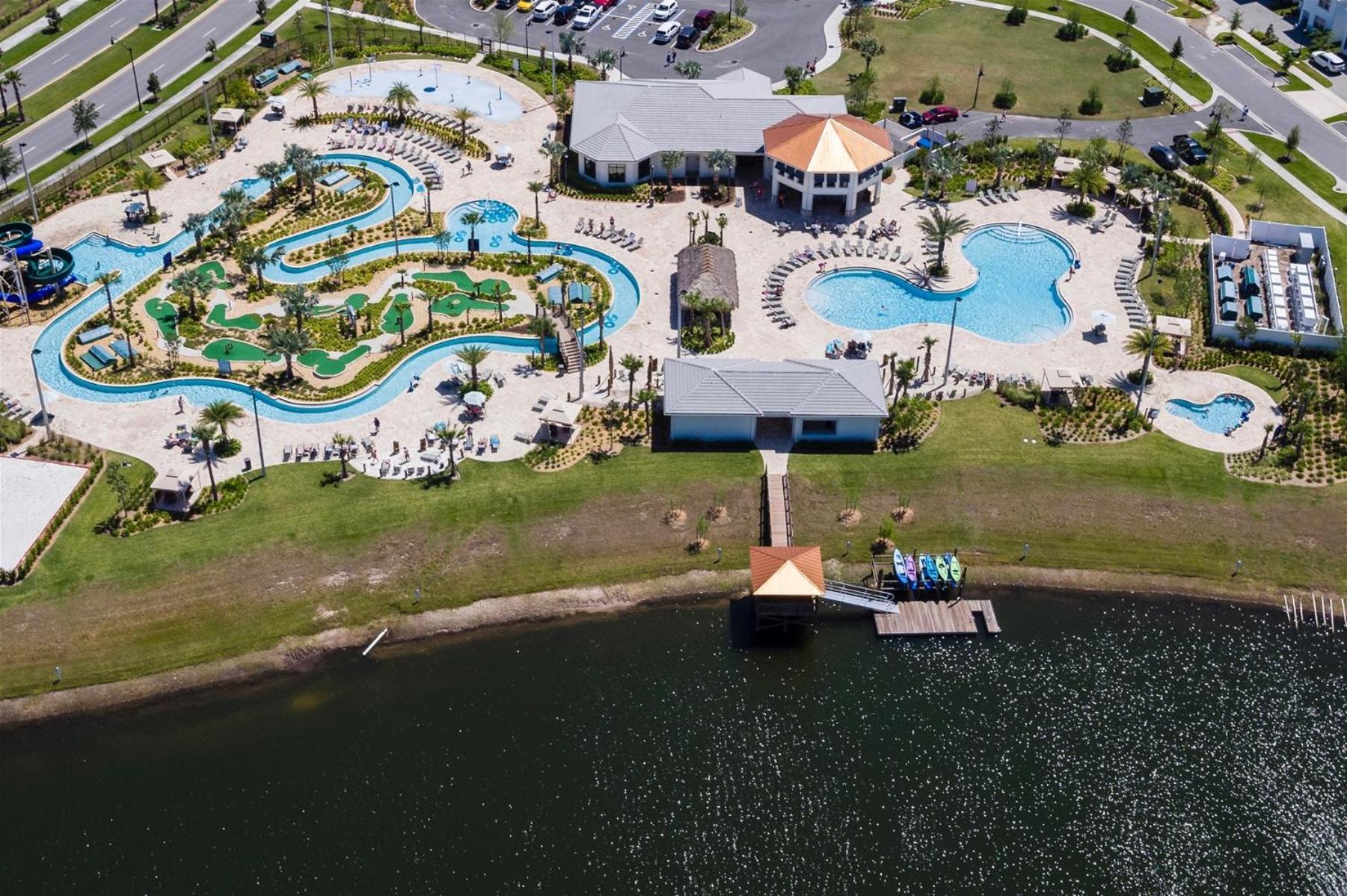 Villa Waterfront 8br5ba Game Room/pool/spa/office Space