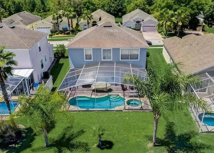 5 Bedroom Disney Vacation Resort With Private Pool Spa Golf Pet Friendly