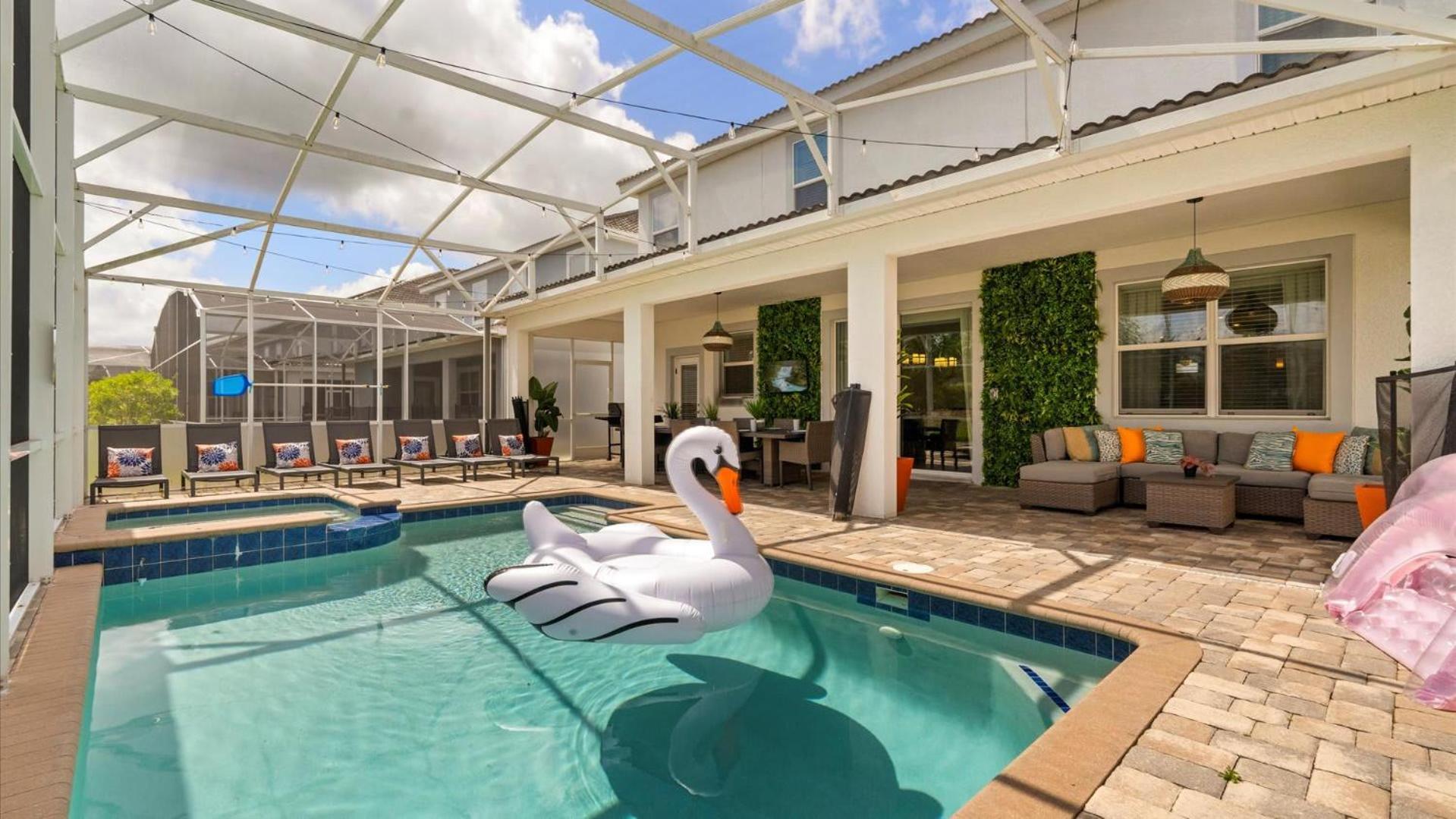 Upstay - Championsgate W Hot Tub-pool-cinema Holiday home Davenport
