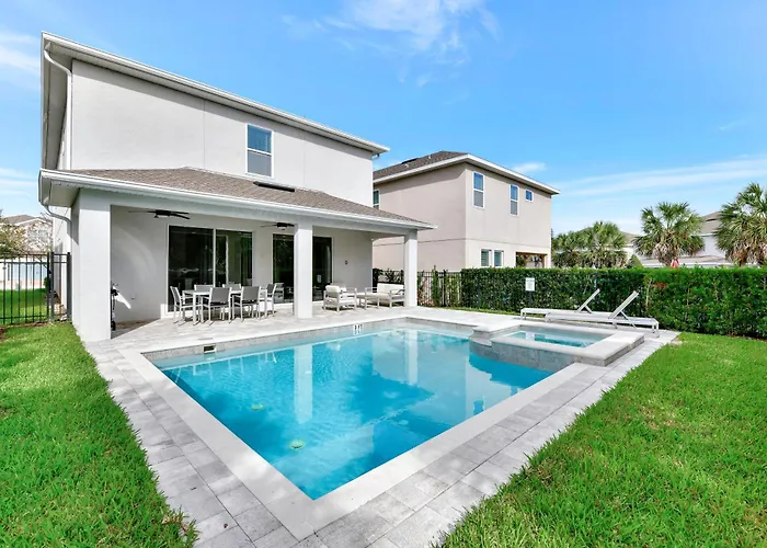 Swanky Six Bedroom Home With Private Pool Near Disney At Encore Resort By Rentyl - 7394Mr