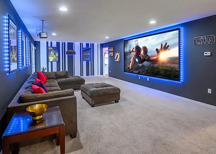 8Br Resort Home W Pool Hot Tub And Theatre Loft
