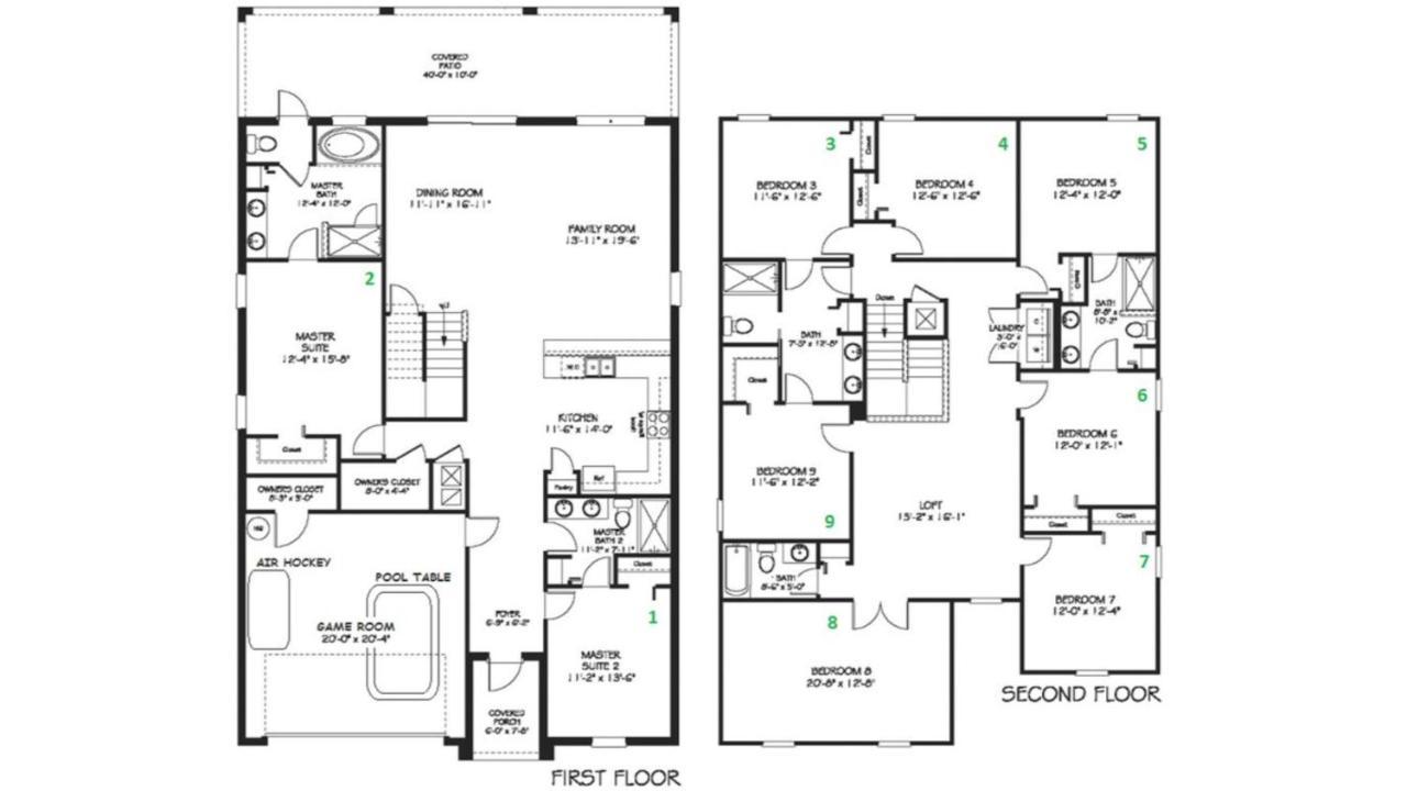 Holiday home Paradise Palms- 4 Bed Townhome W/splashpool-3080pp