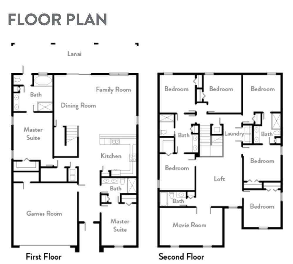 9br Luxury Near With Pool, Spa, Free Parking, Wifi, Waterpark Villa