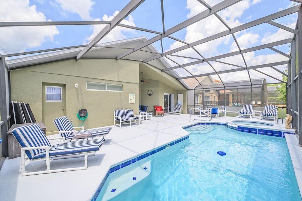 Cozy Private At Terra Resort, South Facing Pool Spa, Near Disney, Seaworld