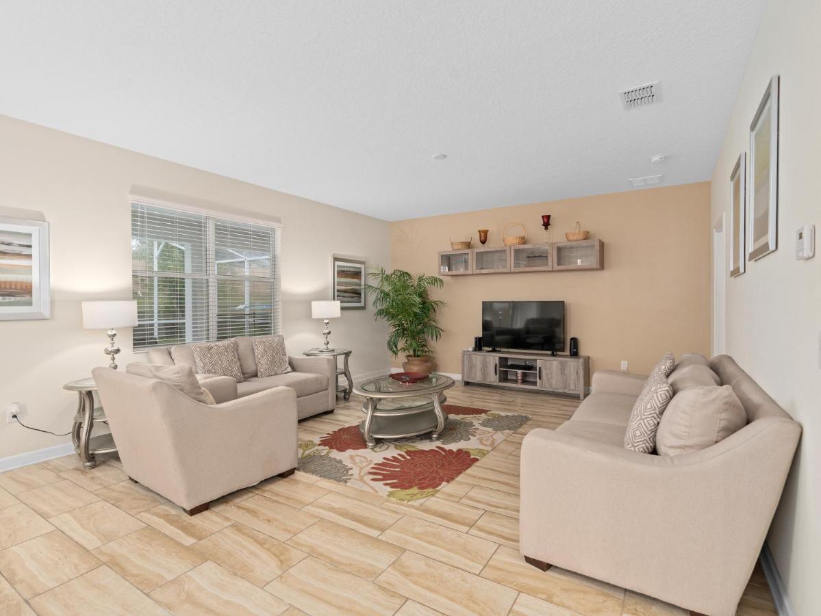At Champions Gate In Orlando Near Theme Parks With Private Pool, & Movie Theater Villa Davenport