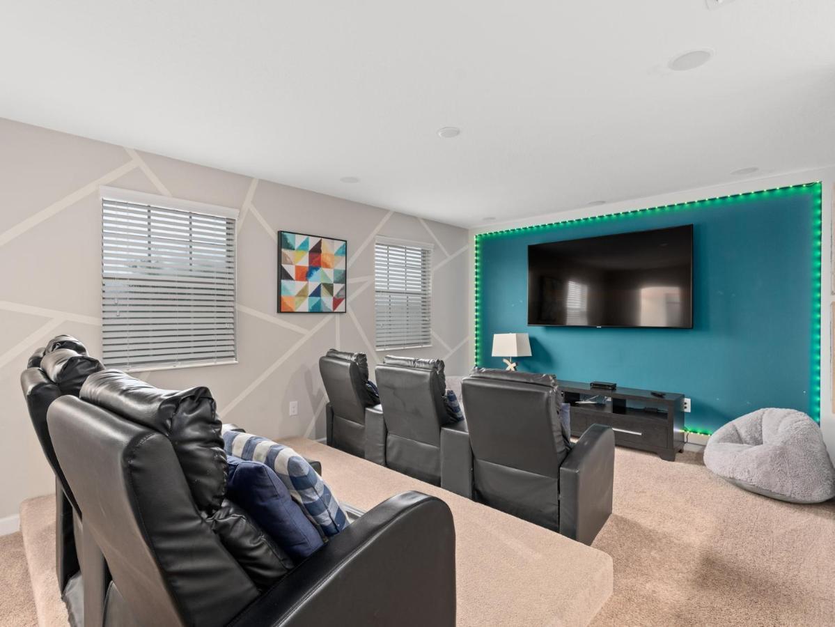 At Champions Gate In Orlando Near Theme Parks With Private Pool, & Movie Theater Davenport
