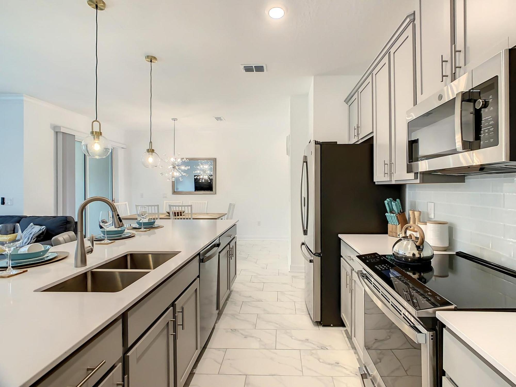 Peaceful 4br Th With Waterpark & Private Pool * Kissimmee