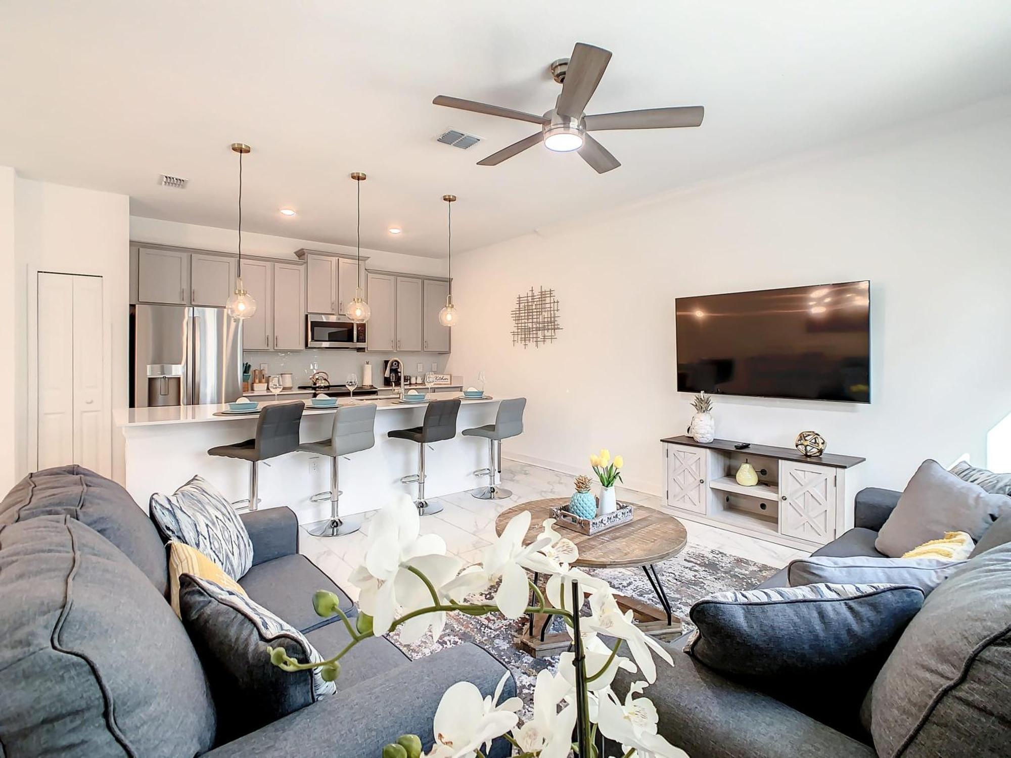 Peaceful 4br Th With Waterpark & Private Pool * Kissimmee