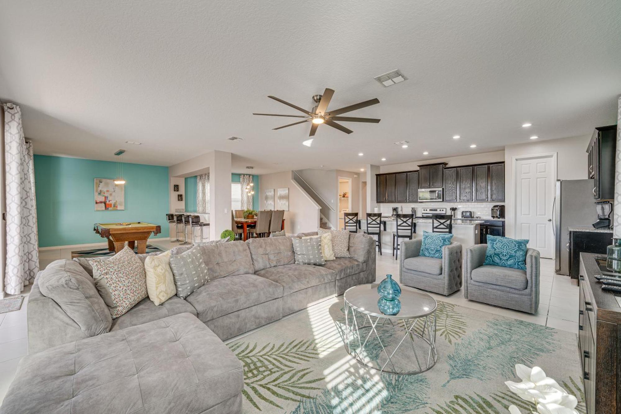Villa Spacious With Heated Pool About 8 Mi To Disney! Kissimmee
