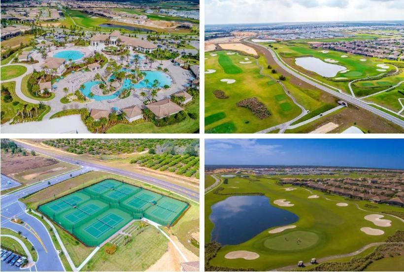 At Champions Gate In Orlando Near Theme Parks With Private Pool, & Movie Theater