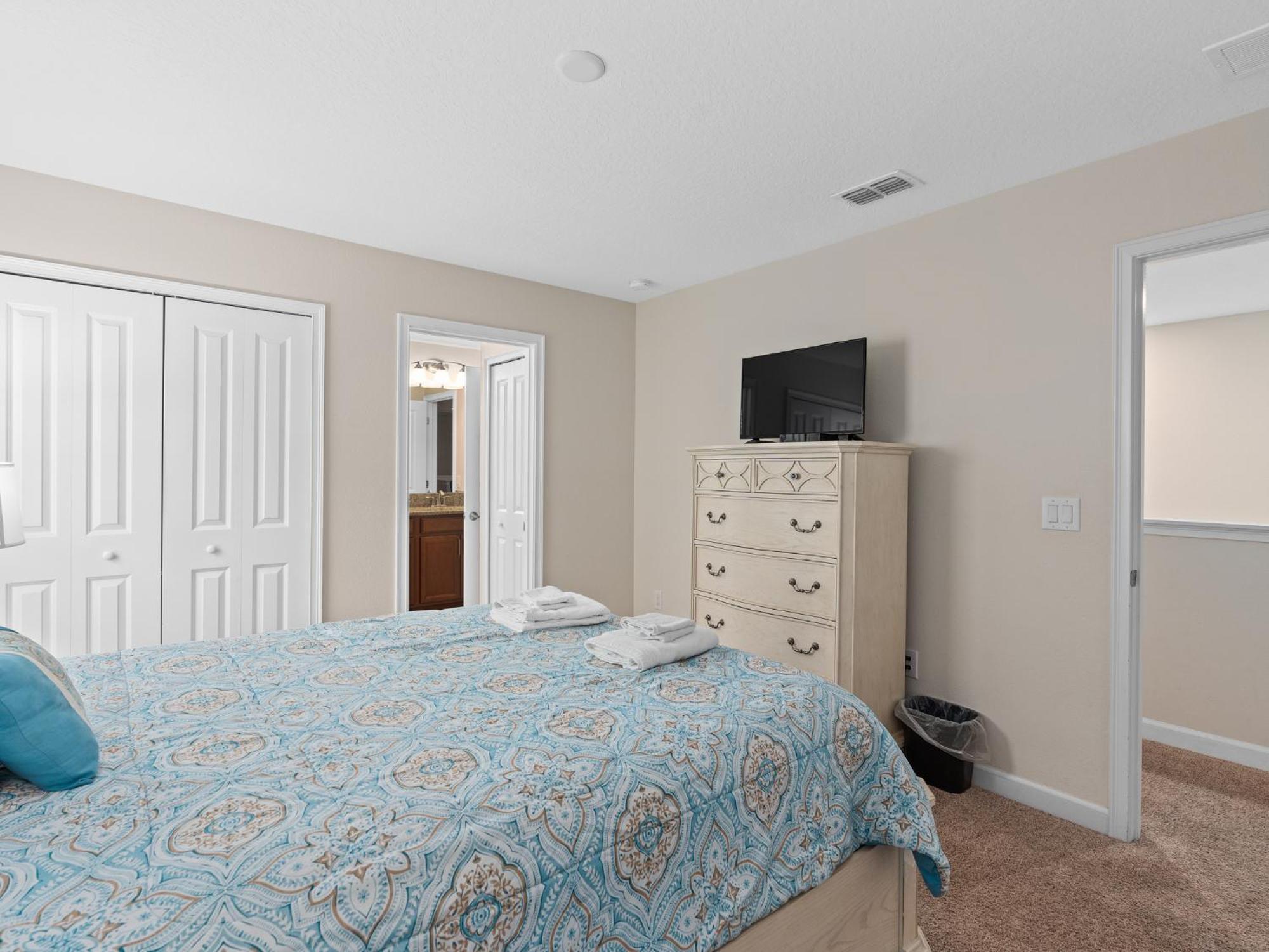 At Champions Gate In Orlando Near Theme Parks With Private Pool, & Movie Theater Villa