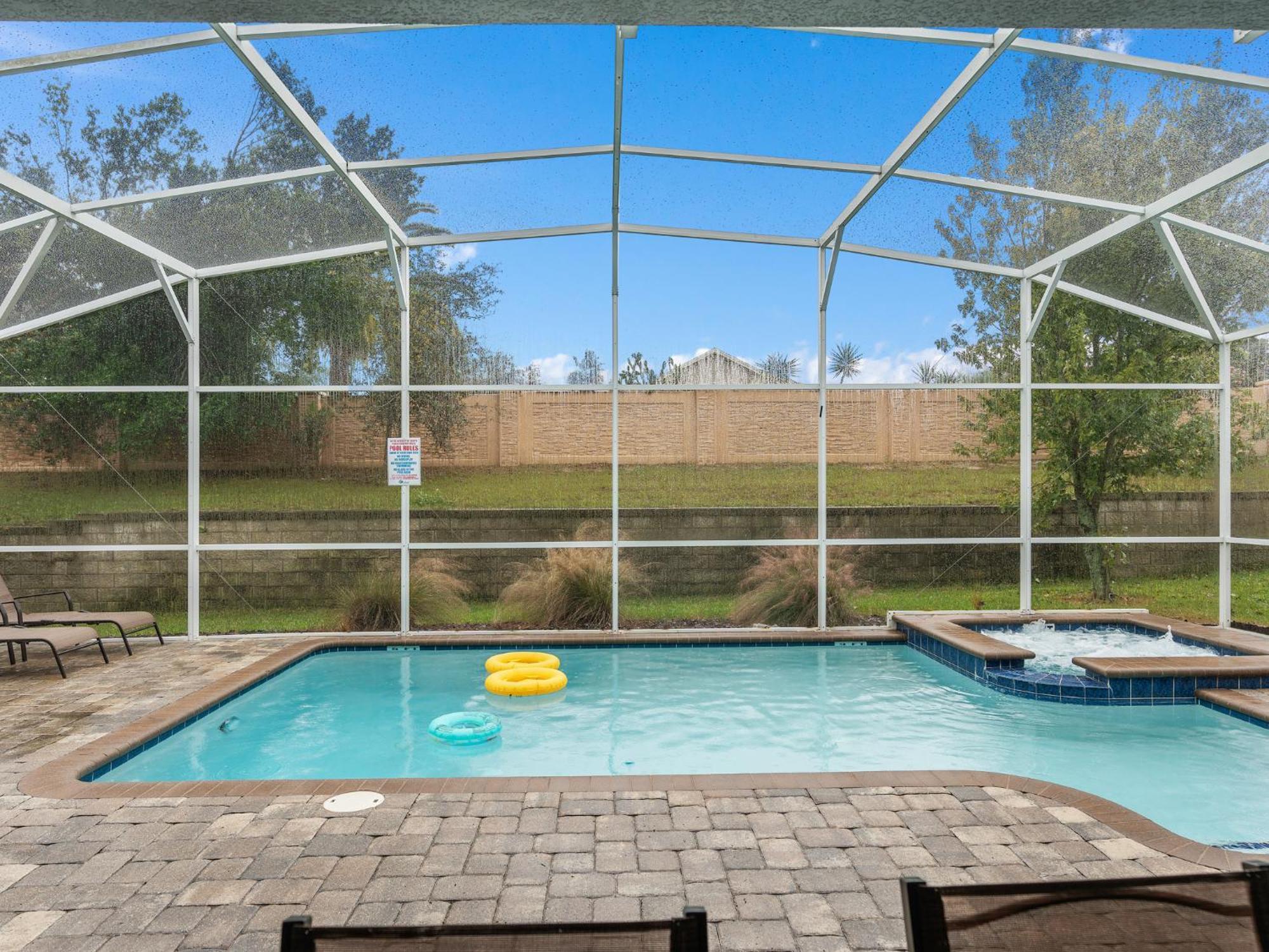 At Champions Gate In Orlando Near Theme Parks With Private Pool, & Movie Theater Villa Davenport