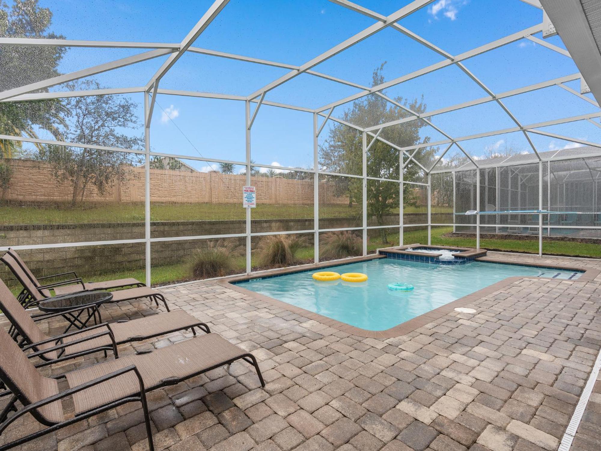 At Champions Gate In Orlando Near Theme Parks With Private Pool, & Movie Theater Villa *