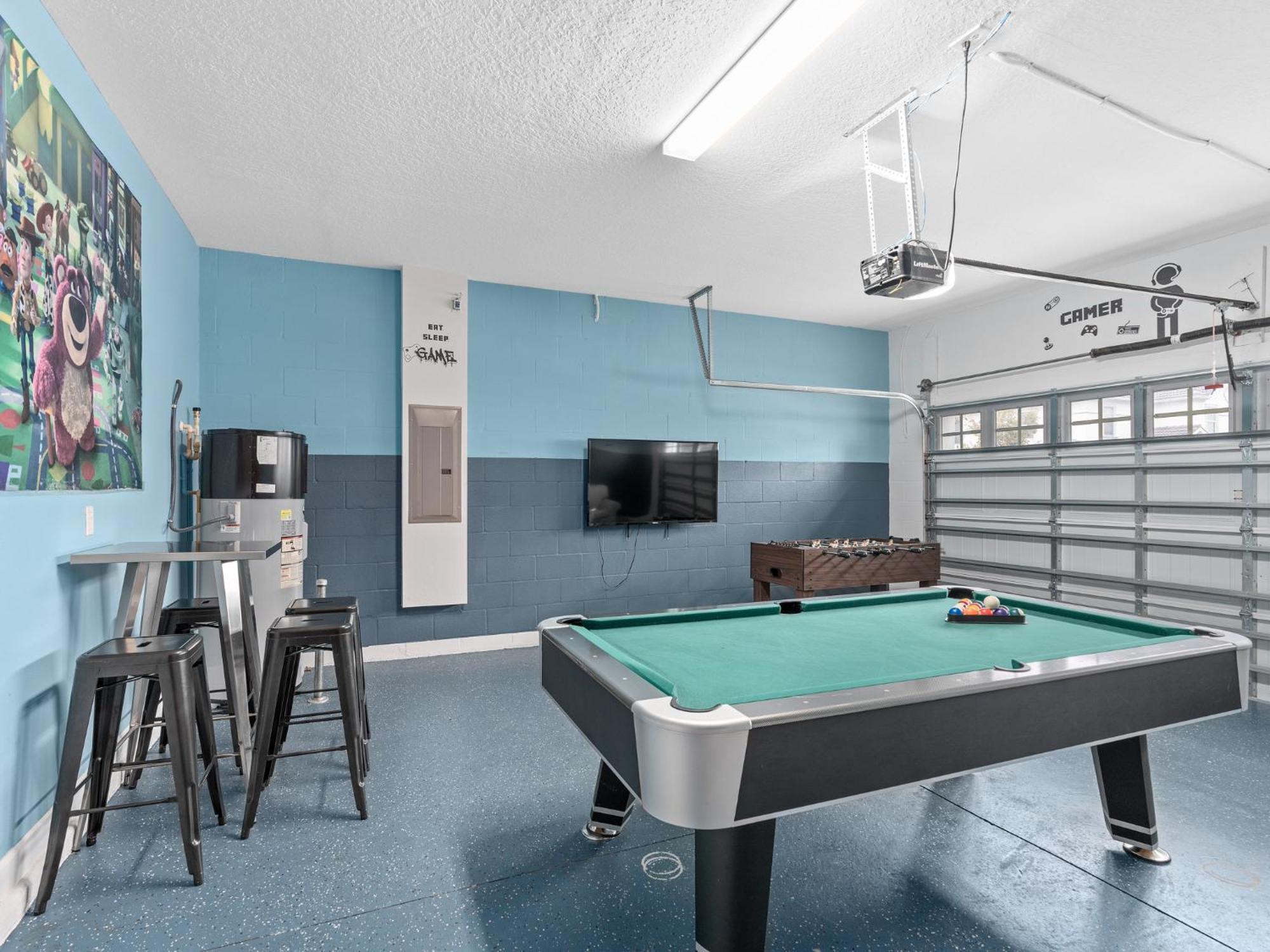 At Champions Gate In Orlando Near Theme Parks With Private Pool, & Movie Theater Villa *