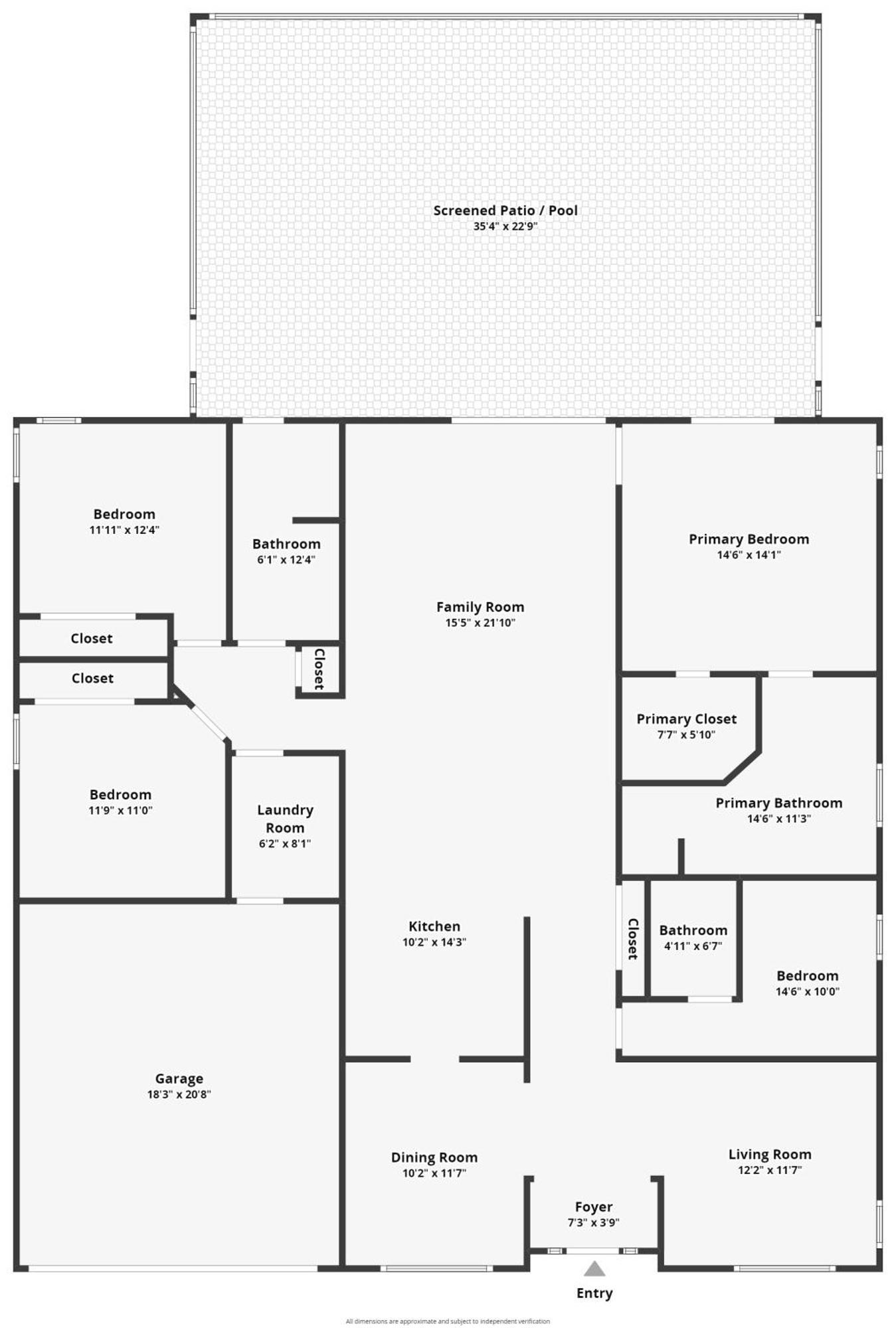 Casita Mi Encanto A Cozy & Spacious House, 4-bedroom 3-bath & Pool Holiday home Kissimmee