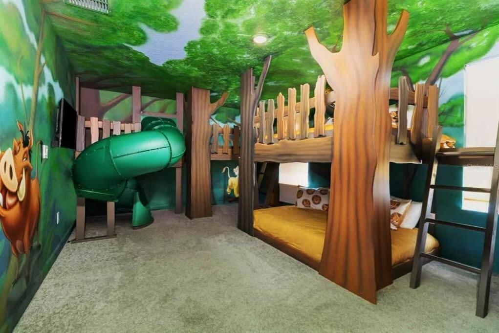 Luxury 9 Bed Jungle Bedroom W Slide Gameroom *