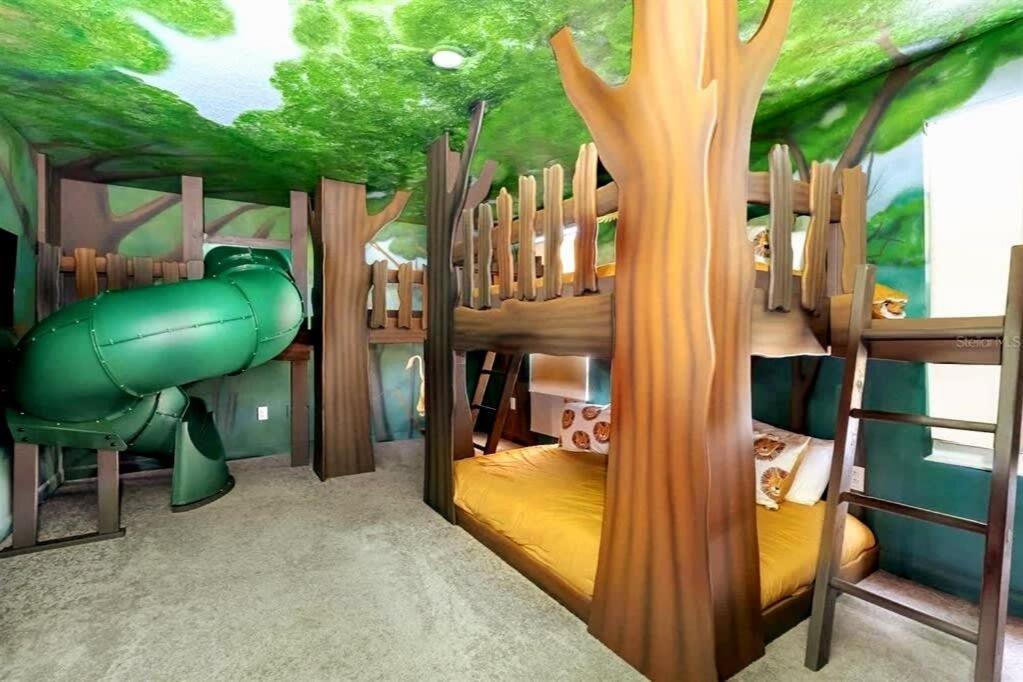 Luxury 9 Bed Jungle Bedroom W Slide Gameroom *