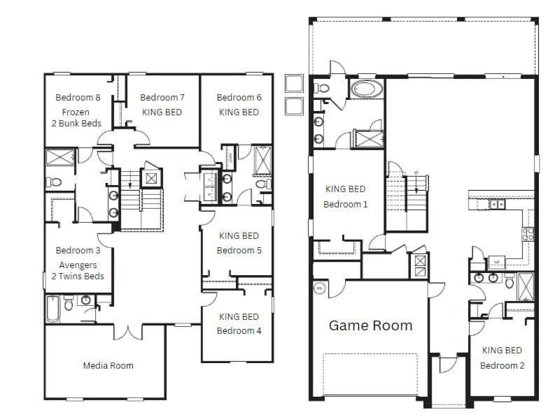 Awesome 8 Bedroom W Game Pool & Theater
