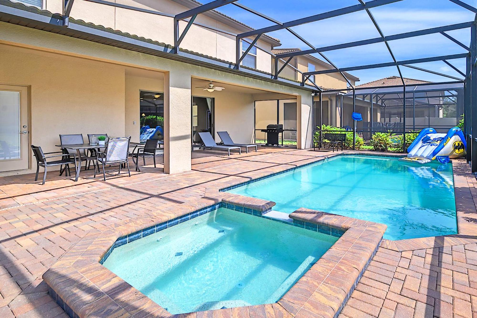 8br W Pool Hot Tub And Theatre Loft *