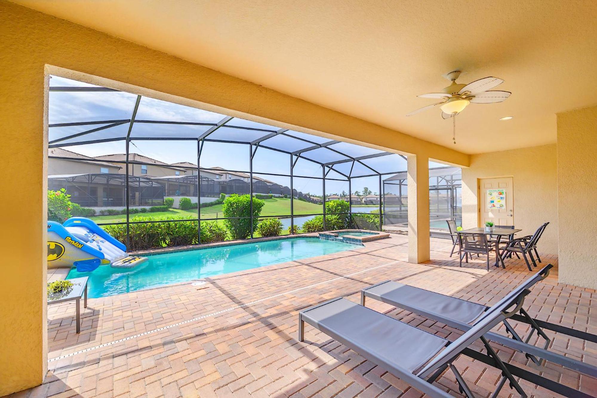 8br W Pool Hot Tub And Theatre Loft * Kissimmee