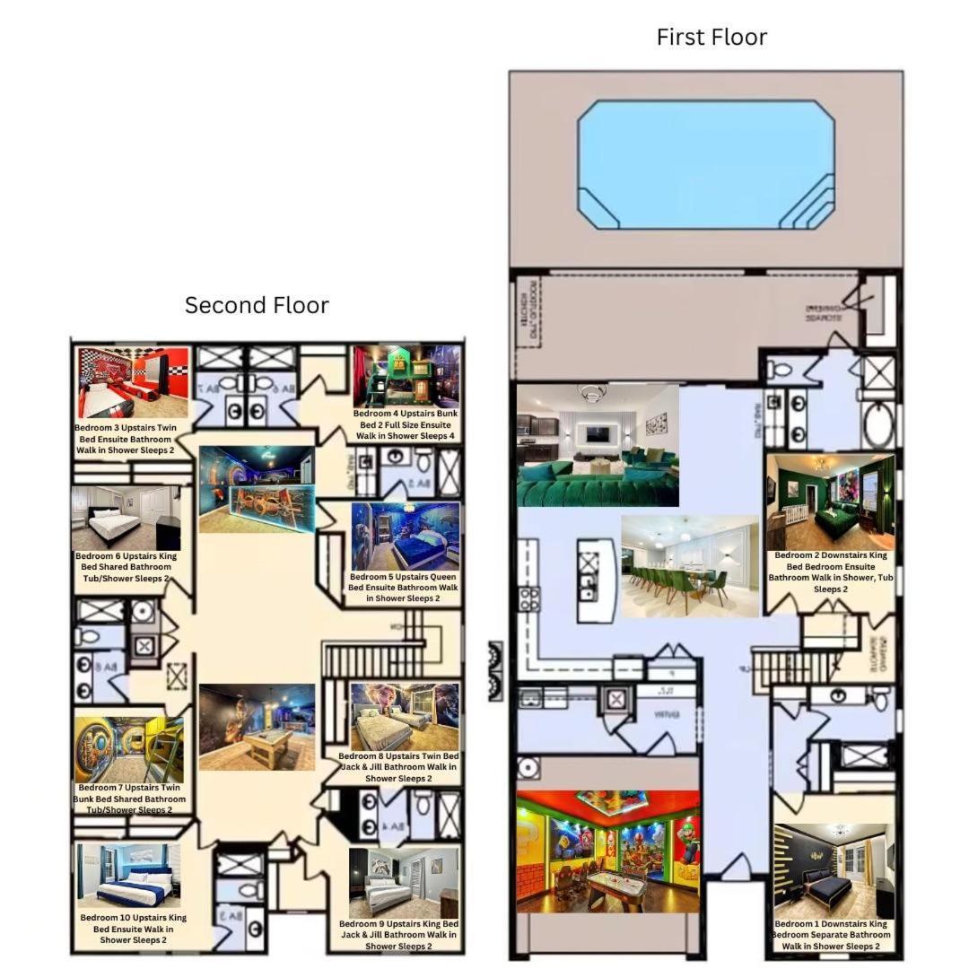 Holiday home Free Promo, 10 Bedroom Villa, Game Room, Pool, - By Blue Sky Davenport