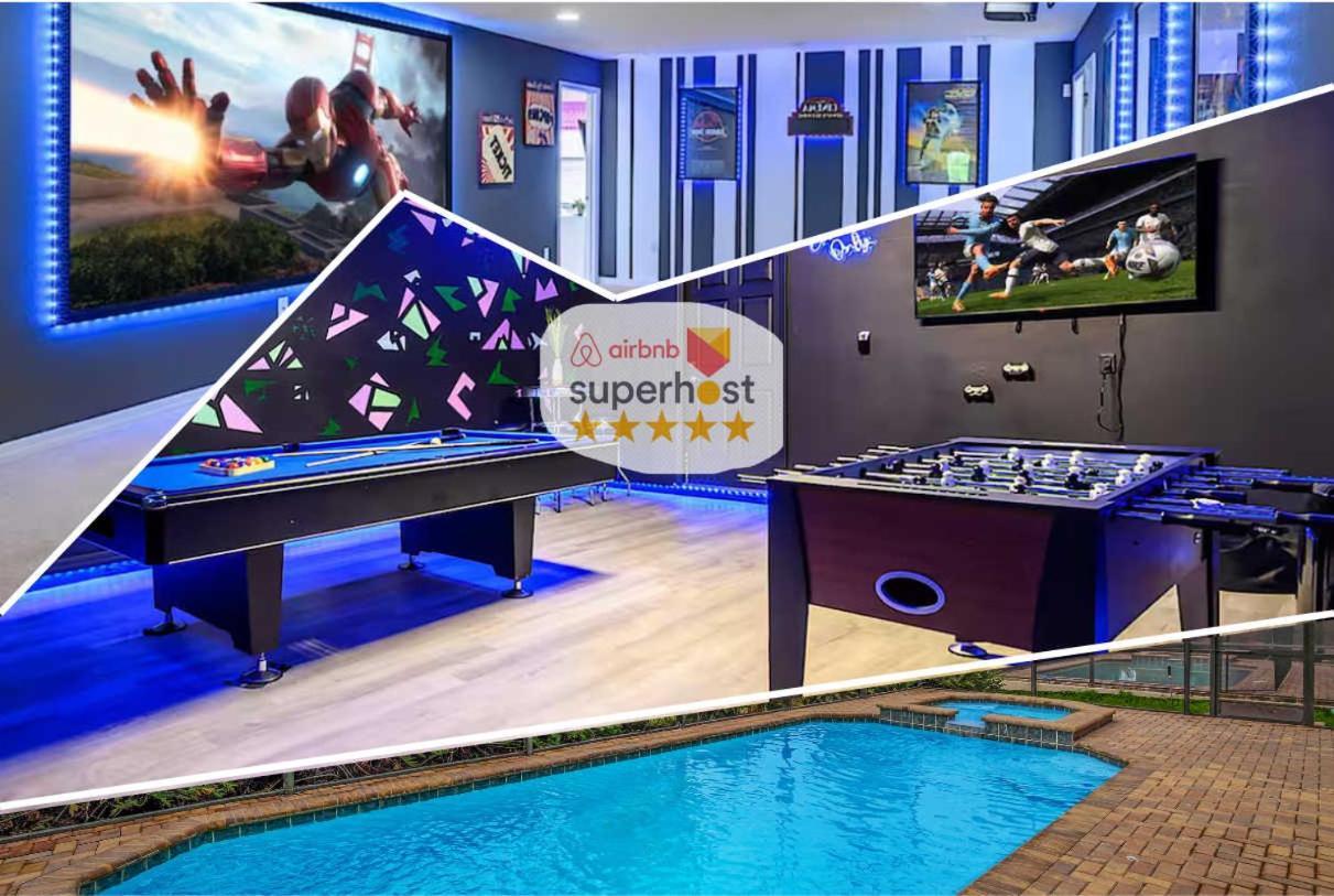 8br W Pool Hot Tub And Theatre Loft Holiday home Kissimmee
