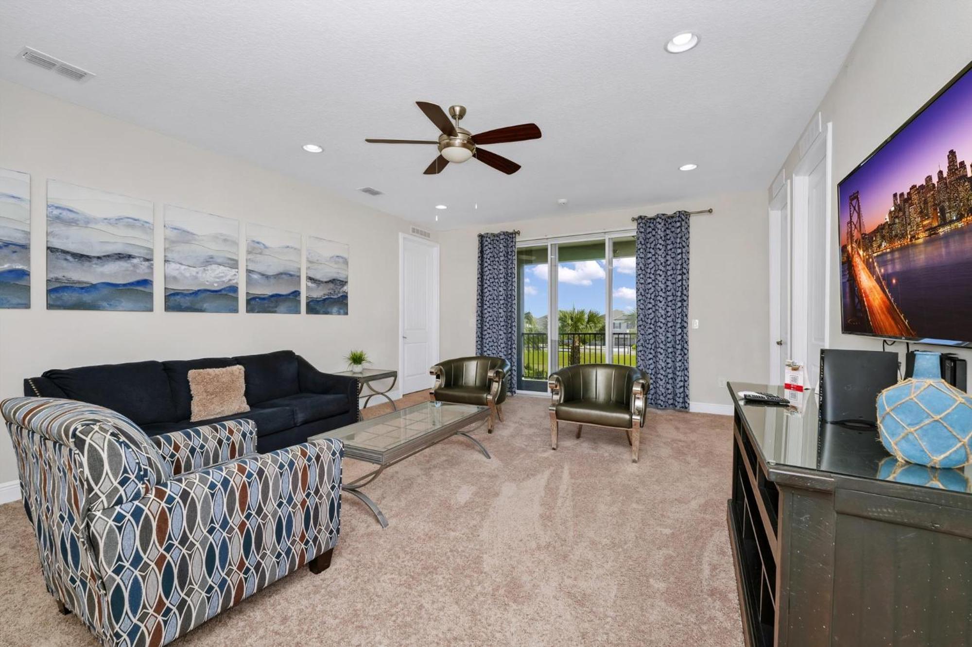 Picturesque With Games & Theater Near By Rentyl - 7652f Holiday home Orlando