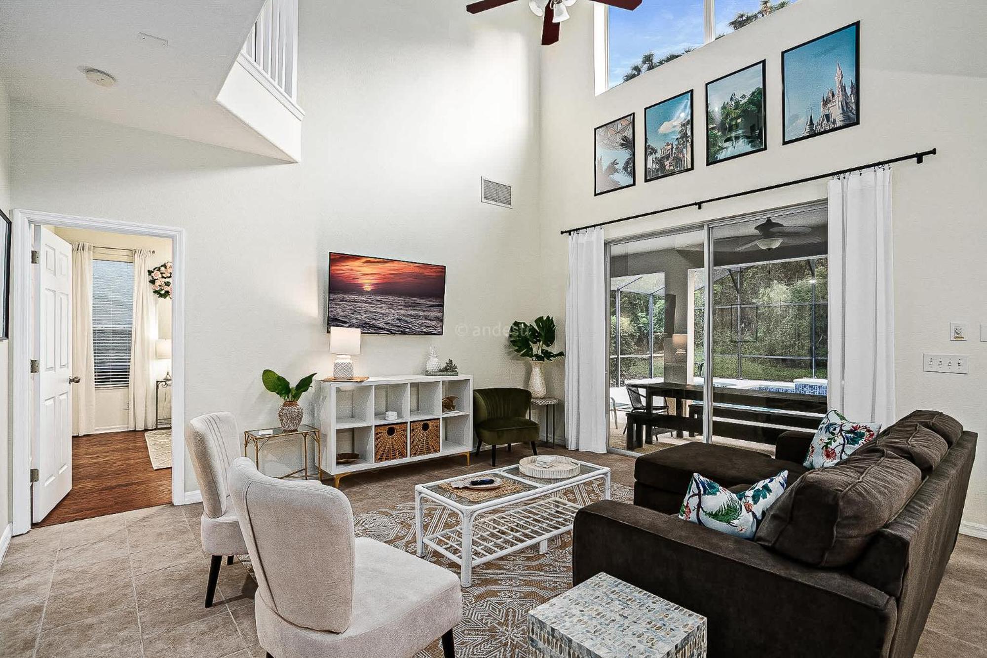 Villa Dazzling 7br With Pool & Game Kissimmee