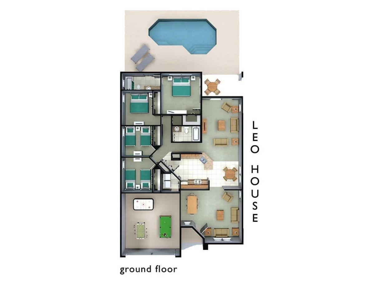 Holiday home Spacious With Private Pool - No Carpet - Area *