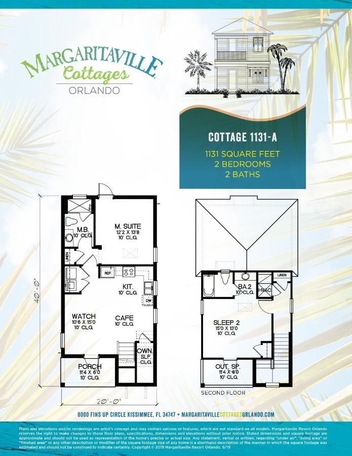 The Tiki - Beautiful Two Bedroom Near With Margaritaville Access - 2954sr Holiday home Orlando