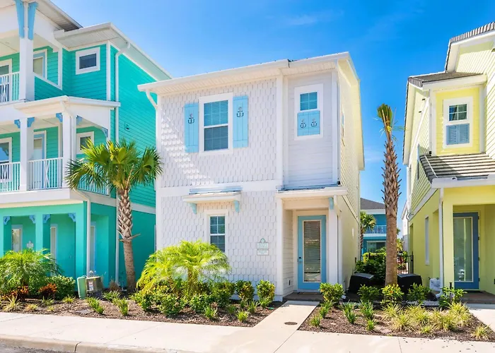 White Sand Cottage With Private Pool Near Disney And Margaritaville Resort Access - 8023Kd