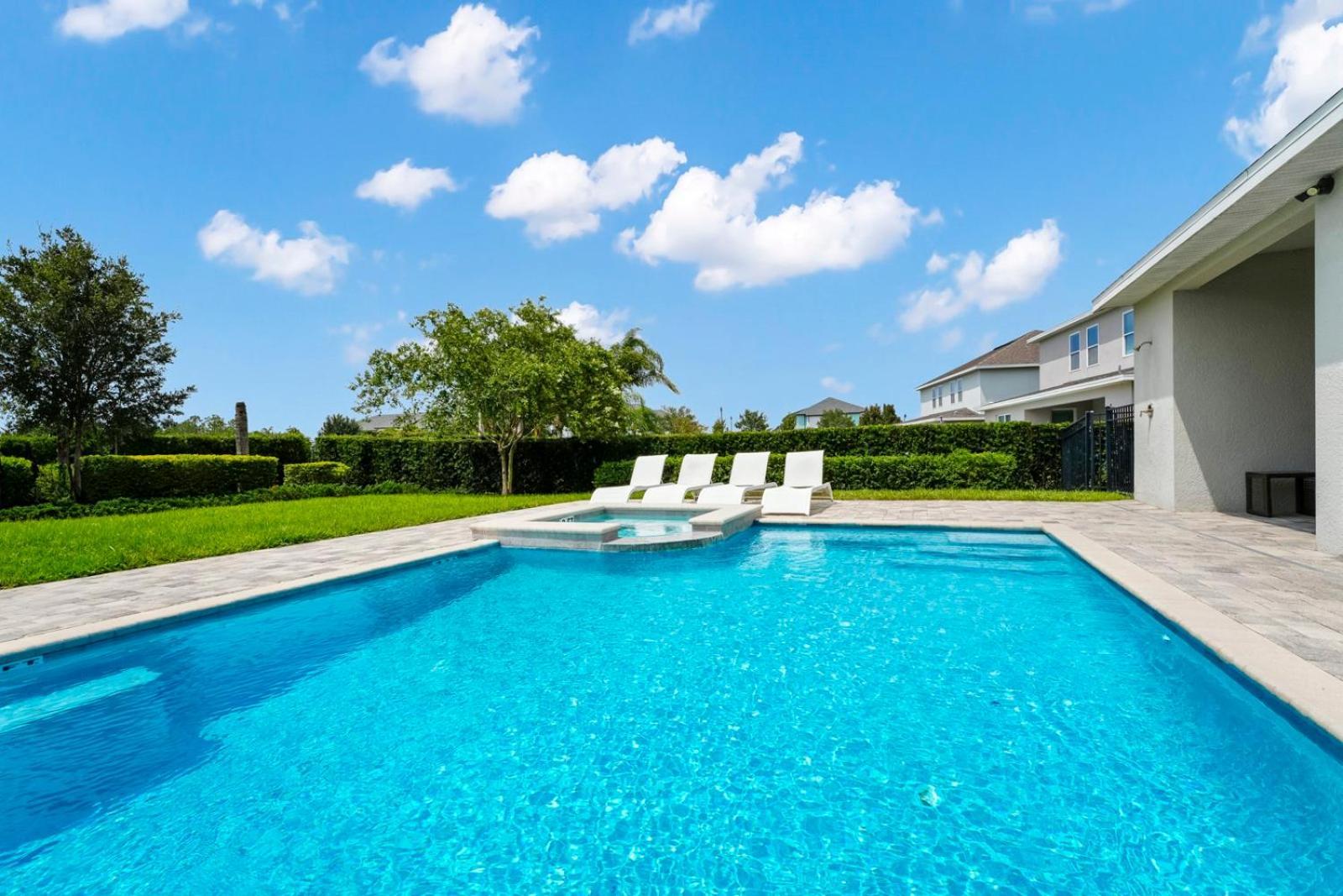Striking With Games & Outdoor Kitchen Near By Rentyl - 7742f Holiday home Orlando