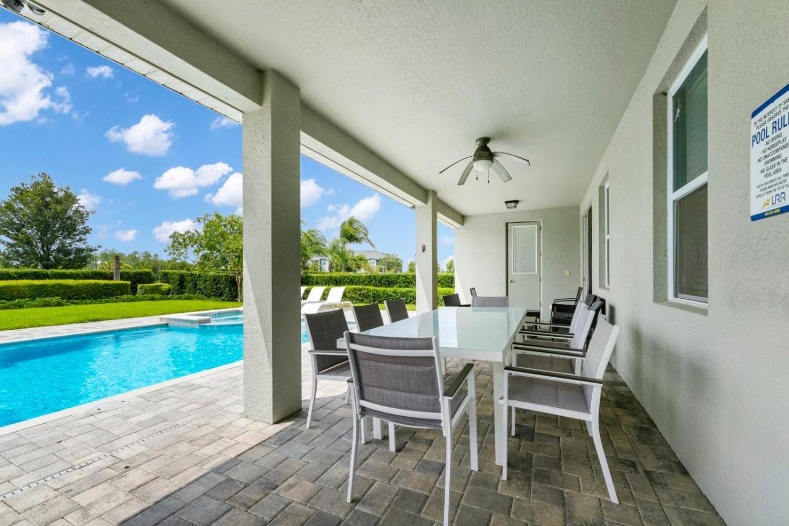 Striking With Games & Outdoor Kitchen Near By Rentyl - 7742f Holiday home Orlando