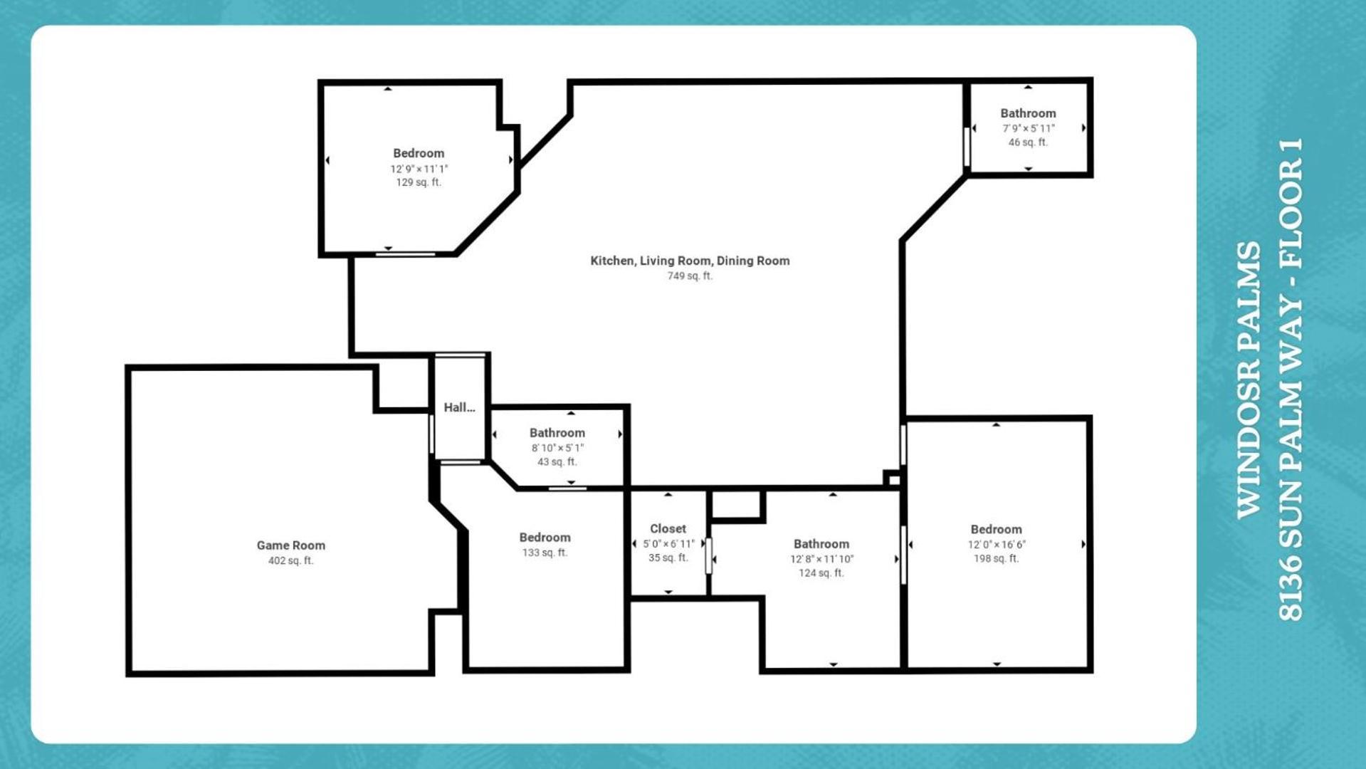 Windsor Palms 6 Bedroom With Pool 0877 Holiday home *