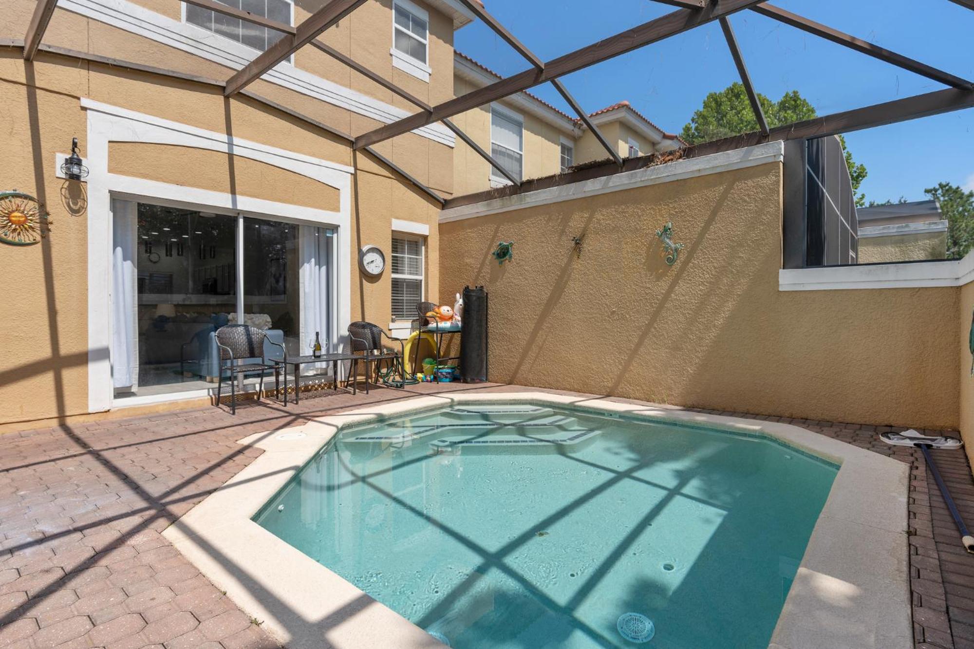 Wish Upon A Splash - Family - 3br - Private Pool - Disney 4 Miles *